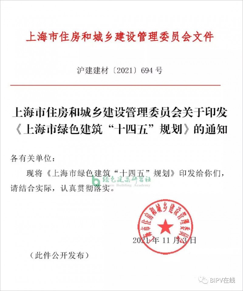 推進(jìn)新建建筑安裝光伏，超低能耗建筑不少于500萬(wàn)平！