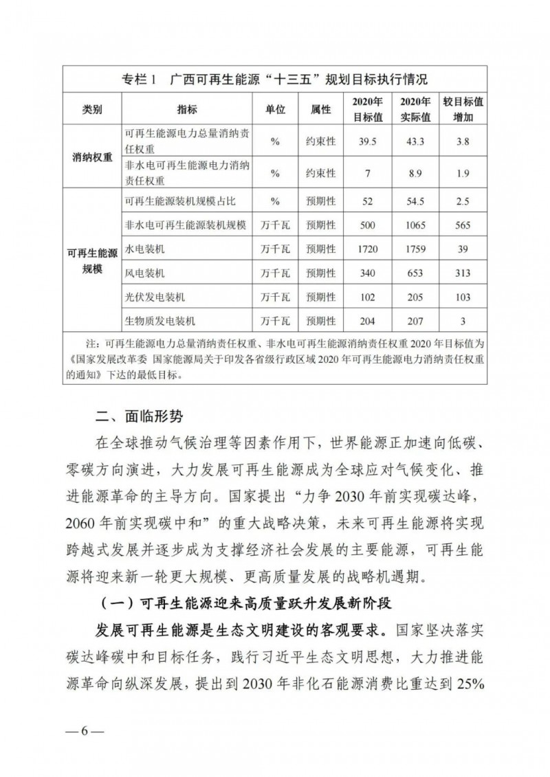 廣西“十四五”規(guī)劃：大力發(fā)展光伏發(fā)電，到2025年新增光伏裝機(jī)15GW！